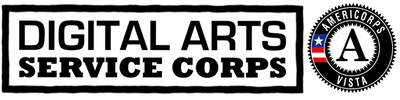 Digital Arts Service Corps and AmeriCorps*VISTA support this application